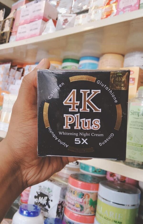 4k plus 5x whitening night cream is the ultimate solution for the most of major skin problems. The incredible ingredients help to whiten, moisturize, tighten skin and more. Besides, there are many things that it does, which helps to make healthy skin for your face. If you want to improves the face looks and appearances, it may be the perfect choice for you. Most of the man and women faces problems like acne, scar, and dried skin. This cream is formulated to fight these problems. Here are the key benefits of 4k plus whitening night cream. Country of origin: Thailand Net content: 20g Suitable for: All skin types Target area: Face Target time: Night Made in Thailand #onnorokombazar