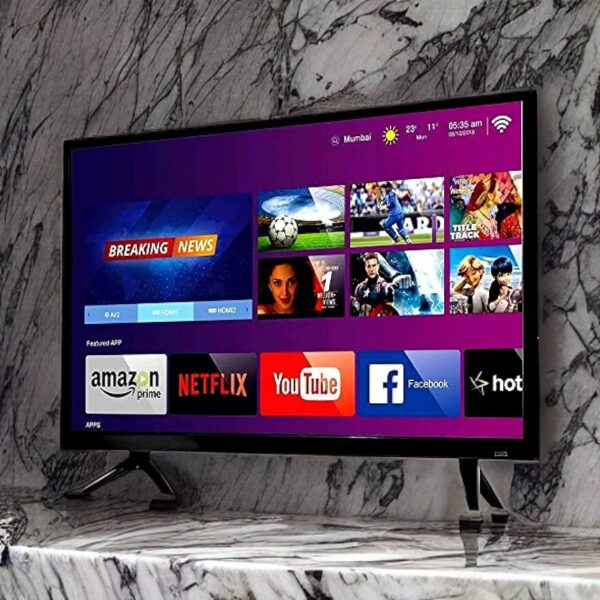 Smart Borderless /Frame-Less (1GB+8GB)32" LED TV