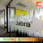 Fashionable Painted Frosted 3D Customize Glass Film Sticker