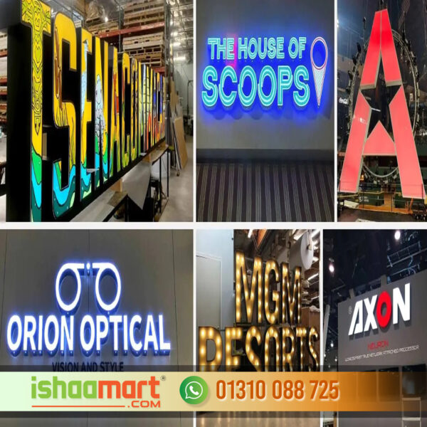 Box Type Letter Sing Age & Sign Boards
