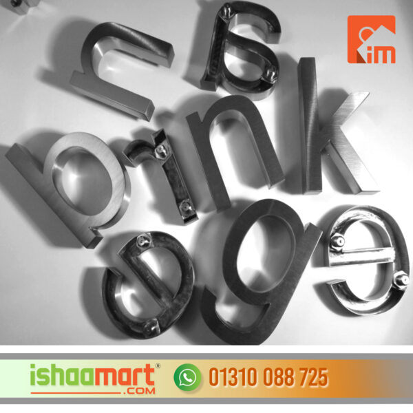 3D SS Acrylic High Letter Price in Bangladesh