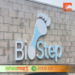 BioStep Letters signage
