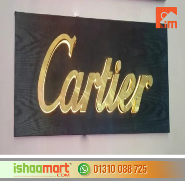 Acrylic Lighting logo sign price in rangpur