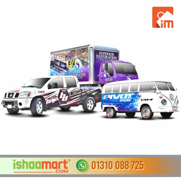 Vehicle Branding Reflective Vinyl Prints for Night Visibility