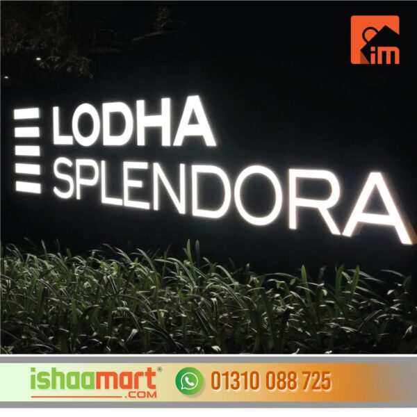 3d led letter sign board price