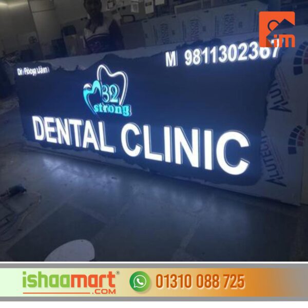 acrylic led sign board making