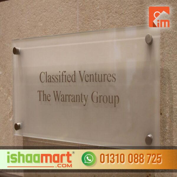 Name Plate Led Acrylic Letter Supplier from Dhaka