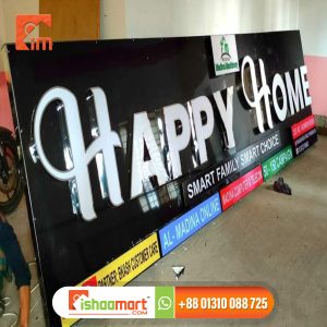 3D Signboard Led Acrylic Letter Glow Sign Board