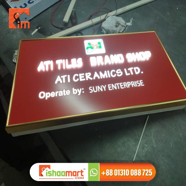 Acrylic LED Sign Board For Advertisement in Dhaka BD
