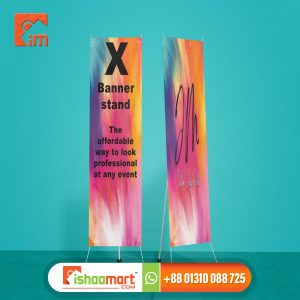 X Banner Stand with Full Color Print