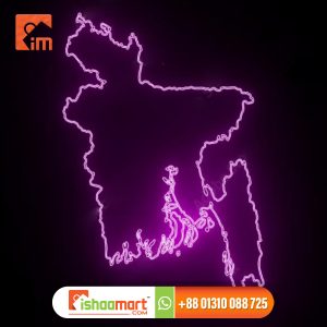 Bangladesh Map Neon Sign