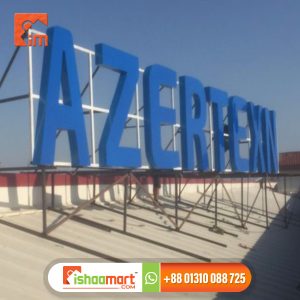 3D LED signage custom outdoor logo