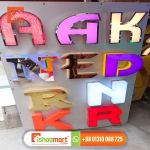 SS Bata Model 3D Letter Outdoor LED Signboard