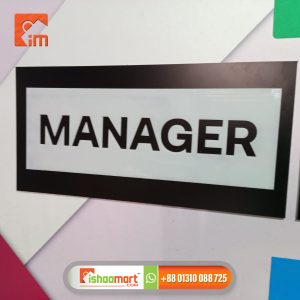 Name Plate for Manager